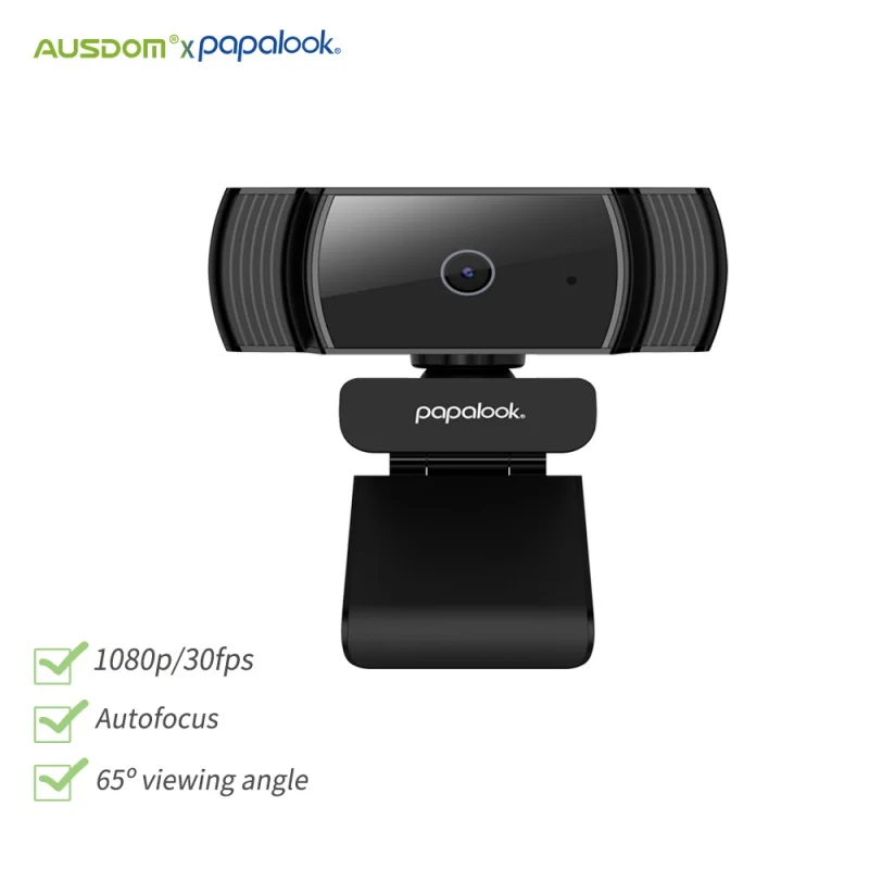 

PAPALOOK AF925 1080P Webcam Full HD CMOS Autofocus With Mic USB Web Camera Video Conference Mini Webcam For PC Laptop Computer