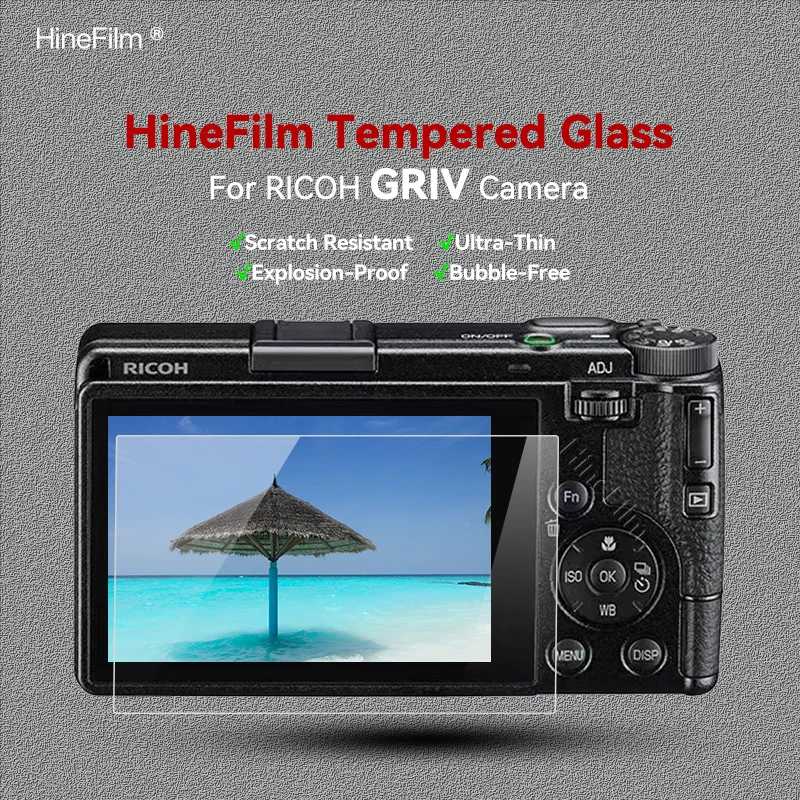 

Hinefilm for Ricoh GR4 Camera Screen Protective Tempered Glass for Ricoh GRIV Camera Screen Protector GR 4 Guard Cover Glass
