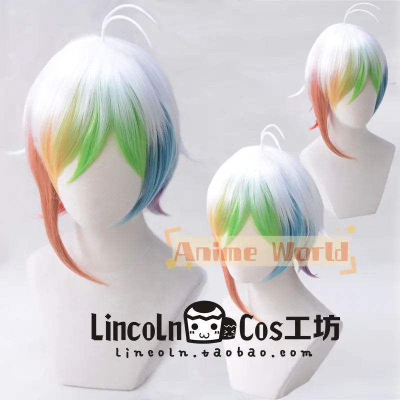 

Anime Werewolf Rintaro Iida Game Cosplay Wig Halloween Carnival Party Props Synthetic Hair Heat Resistant Fiber + Wig Cap