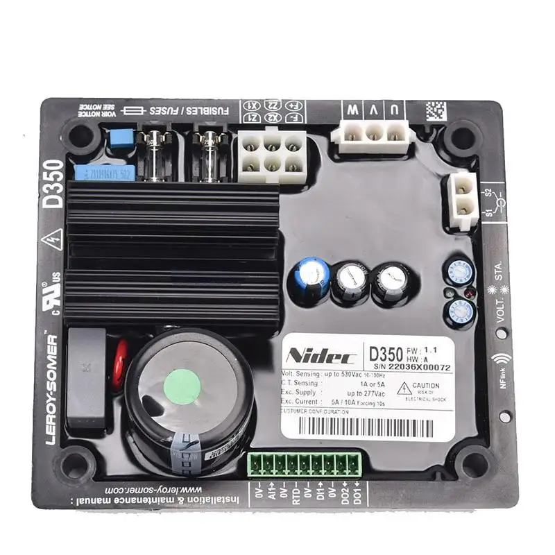 Original D350 AVR Leroy Somer automatic voltage regulator generator spare part  voltage regulator board D350 AVR