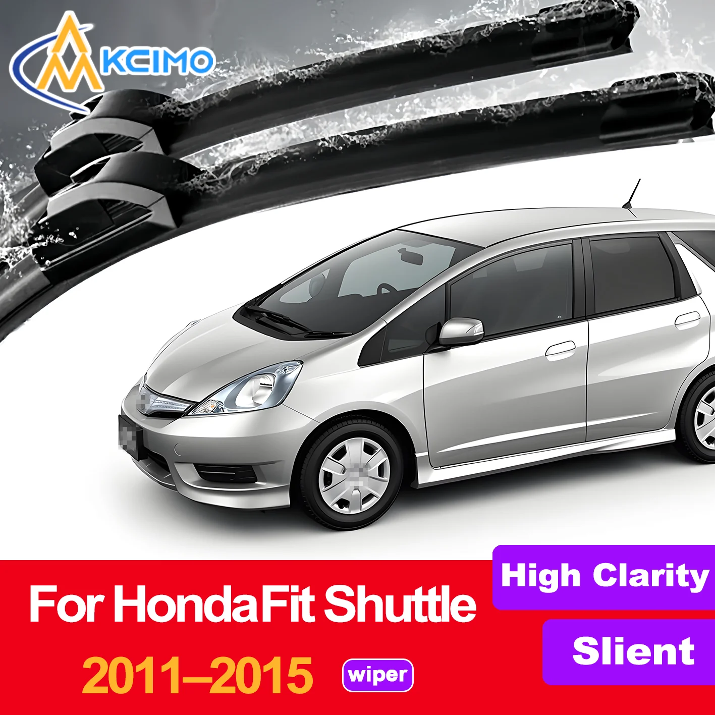 

2 шт. HD автомобильные дворники для Honda Fit Shuttle GG7/GG8/GP2 2011-2015, аксессуары для переднего стекла 2015 2014 2013 2012 2011