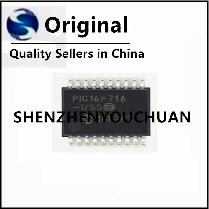 

(1-100piece)PIC16F716-I/SS PIC16F716 SSOP-20 IC Chipset New Original