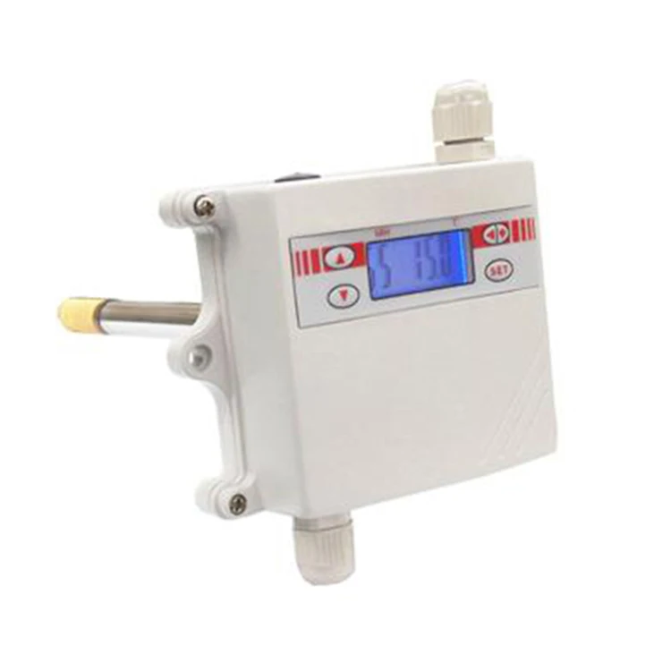 Hot sale DC24V Duct mounting modbus temperature humidity sensor transmitter for temperature monitor