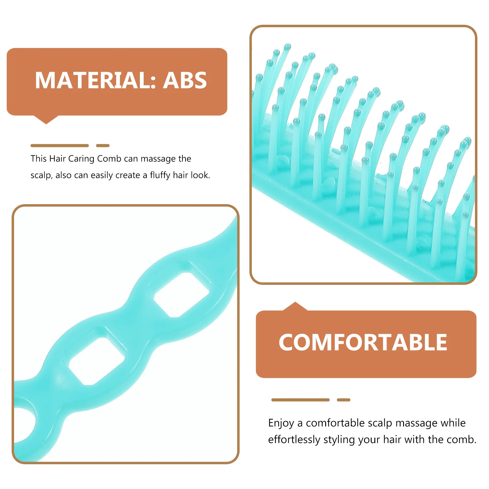 

30pcs Massage Comb For Hair Care Portable Wide Tooth Scalp Tool Plastic Detangling Brush Lightweight Women Travel Comb