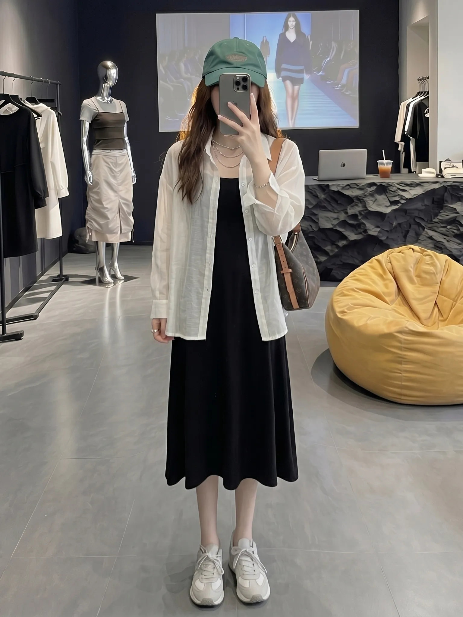 

Summer New Style Women's Fashion Set Sunscreen Commuting Cardigan Skirt Combo Versatile Daily Wear Comfortable Loose Fit