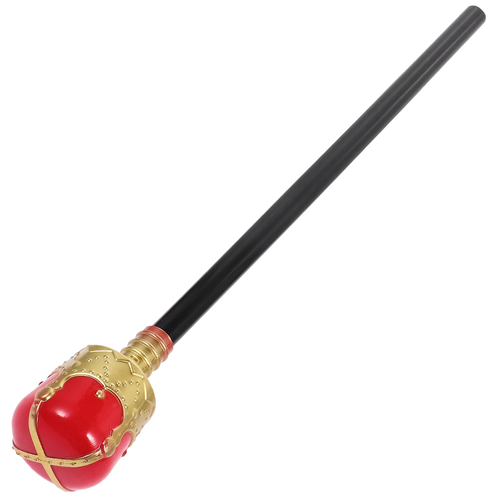 Cosplay rei varinha halloween cana prop plástico durável decorativo cana para halloween vestir-se fontes de festa rei varinha prop