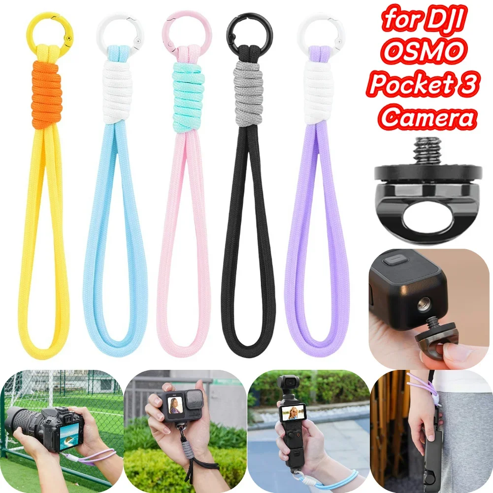 

Lanyard Rope Wrist Strap Safety Hand Strap for DJI OSMO Pocket 3 with 1/4 Inch Screw Handheld Gimbal Stabilizer Accessories