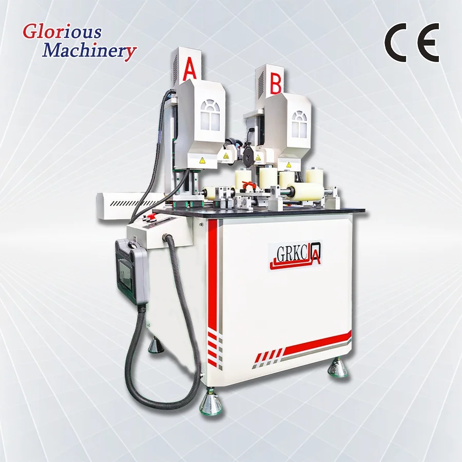 High ROI Glorious Temperature Break Alu Profile Notching Machine With Plastic Strip for Window Door Profiles Make
