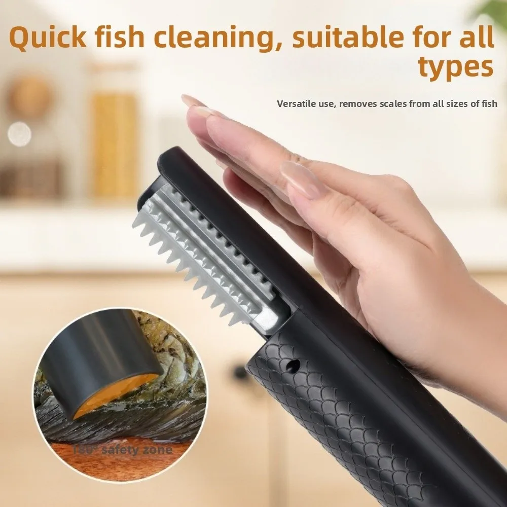 Wireless Electric Fish Scaler Handheld Waterproof Fish Scale Remover Anti-splash Effort Saving Fish Cleaning Tools Kitchen