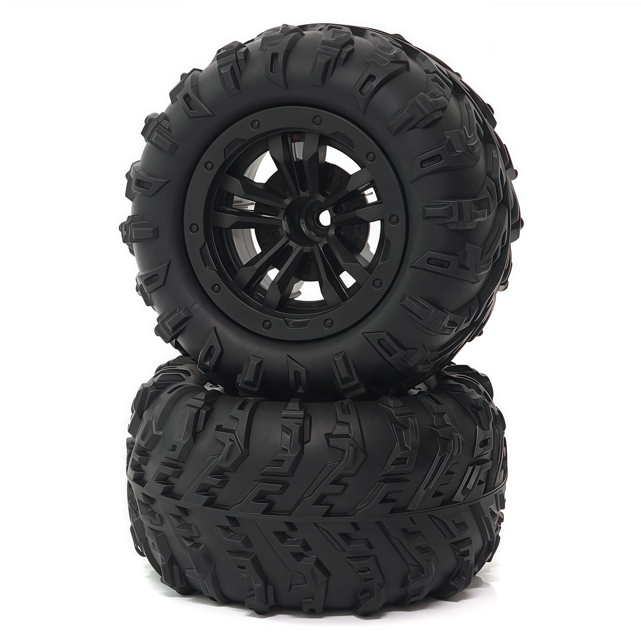 

Q132A/Q132B RC Car Spare Parts - 85MM Big Foot Tires (Black Hub)