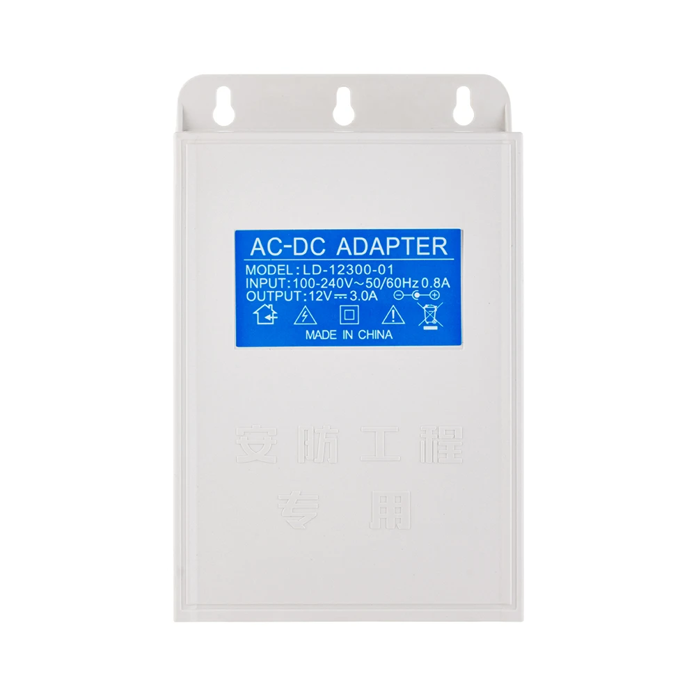 

Водонепроницаемый адаптер питания 12В 3А для уличных камер видеонаблюдения, AC/DC, с 4-портовым разветвителем для IP-камер