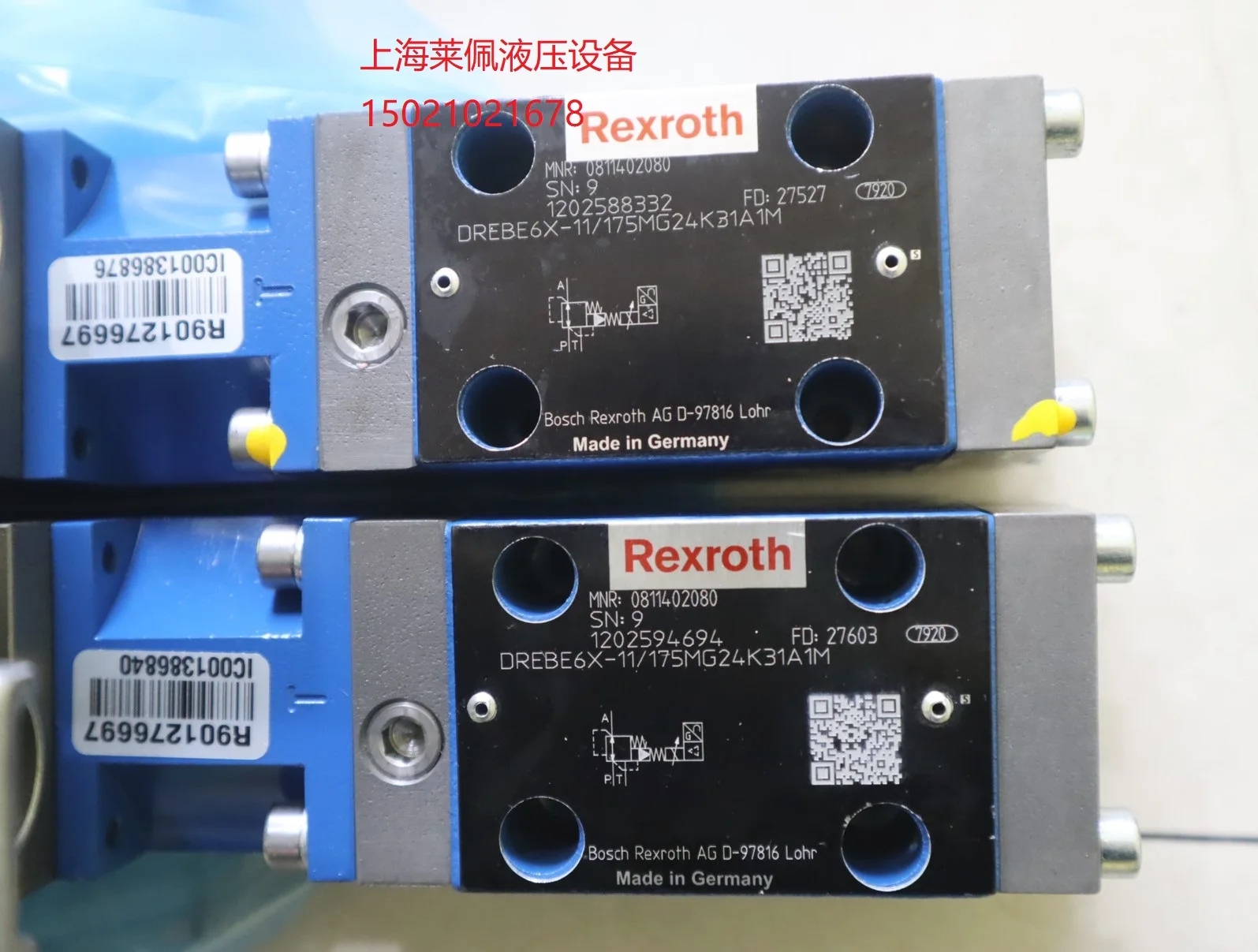 

Rexroth REXROTH, пропорциональный клапан 0811402083 DREBE6X-11/175MG24K31F1M Spot