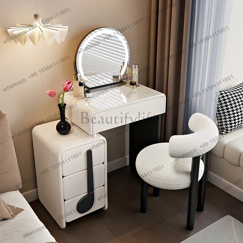 FG Creative Storage Vanity Table Modern Nordic Space Saving Vintage Dressers Aesthetic Elegant Dressing Table Living Room Furnit