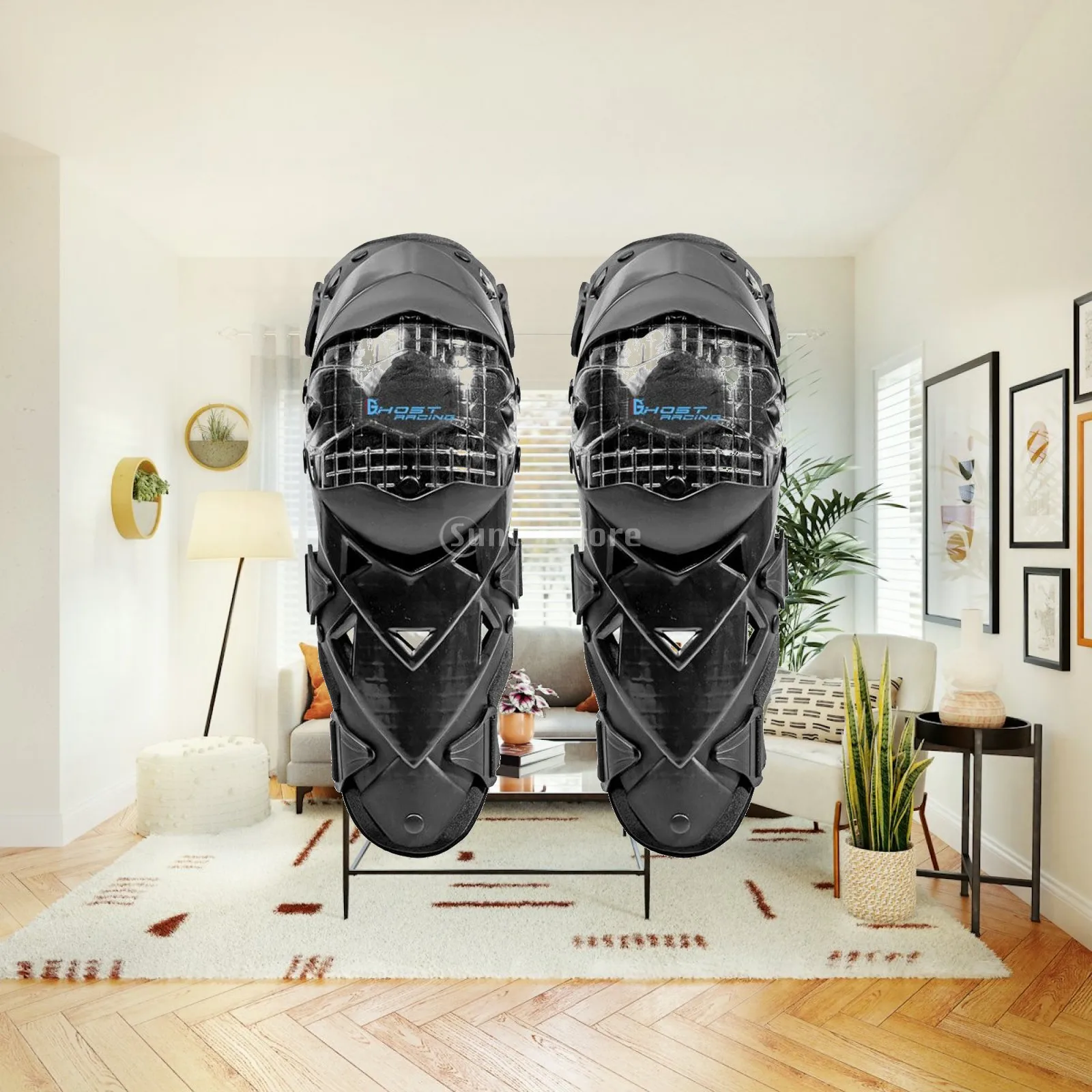 

Motorcycle Knee Protection Gear Adjustable Shin Guards PP and PC Material for Riding Sports and Skating