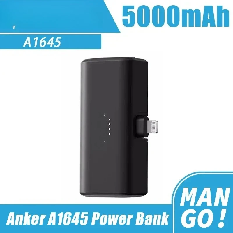 Anker A1645 Nano Mini Power Bank 5000mAh Portable Charger 22.5W USB-C Connector Spare Battery for IPhone 15 14 13 12 11 Pro Max