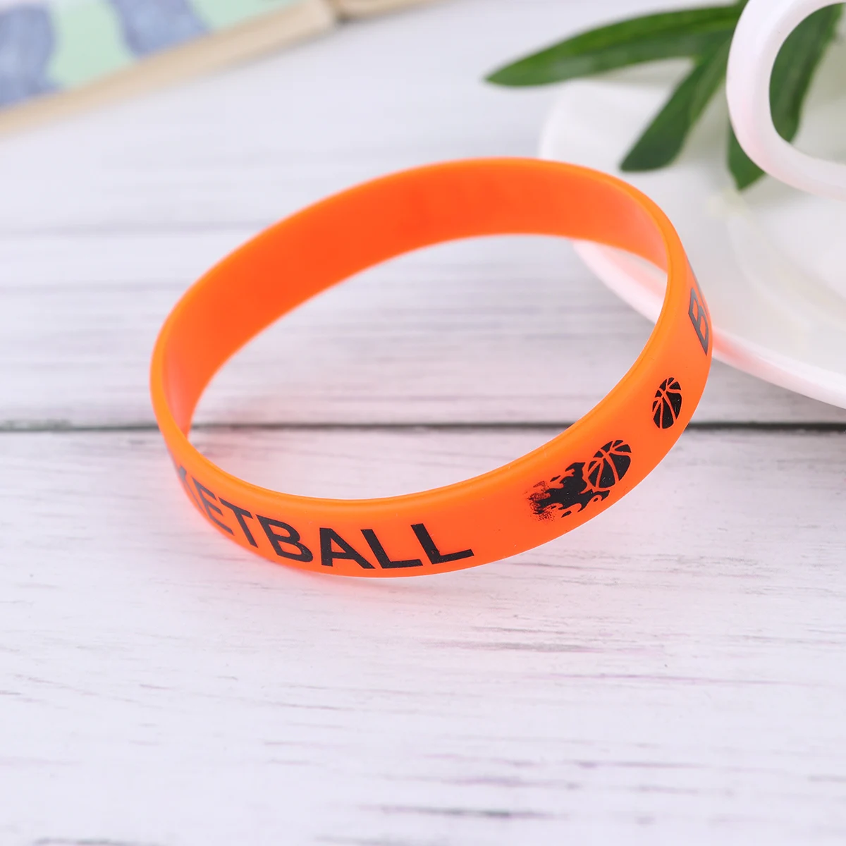 

25Pcs Basketball Party Bracelets Vibrant Patterns Comfortable Easy on Off Wristbands Festival Carnival Accessories