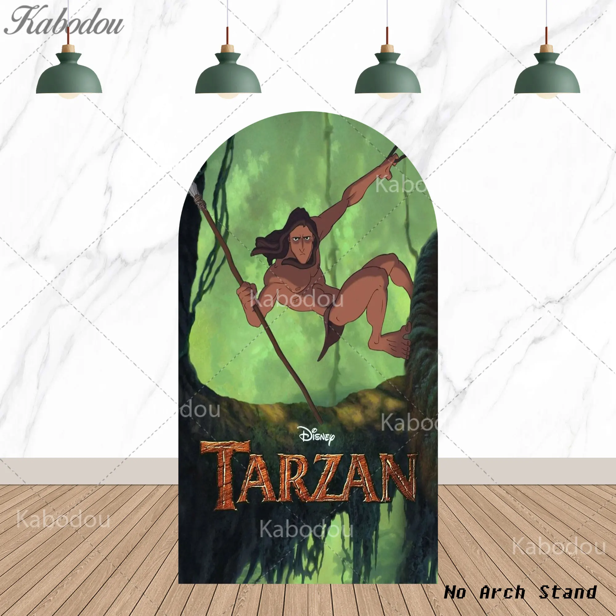 The Tarzan Backdrop Arch Cover Kids 1st Birthday Party Decoration Baby Shower Bedroom Banner Photography Background Studio Props