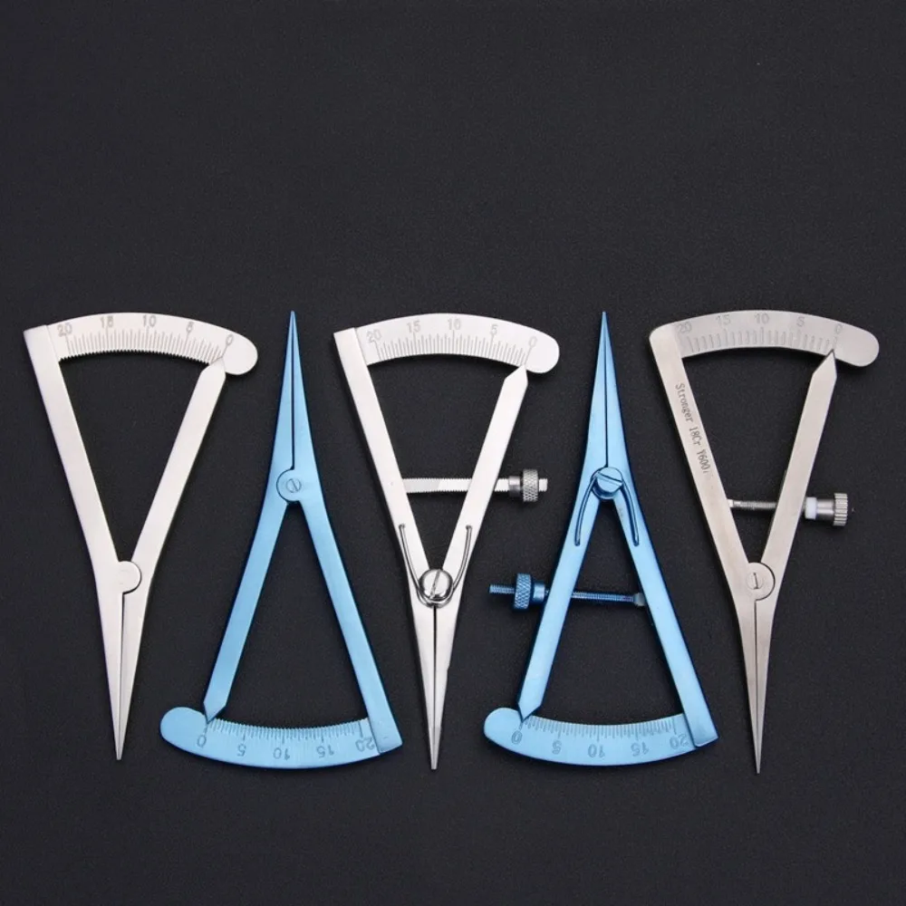 1 pz strumento chirurgico a doppia palpebra filo interrato posizionamento designer oftalmologia bussola righello strumento di misurazione strumento di trucco
