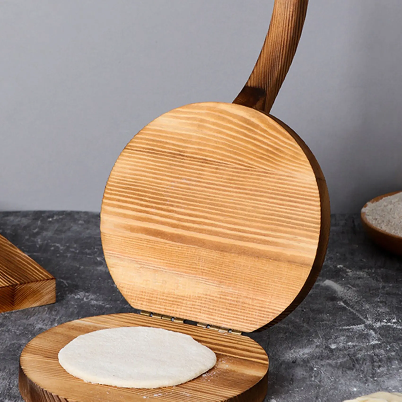 ELEG-2X أداة ضغط العجين العجين الضغط زلابية الجلد الخشب زلابية الضغط العجين الضغط زلابية مغلفة الضغط C