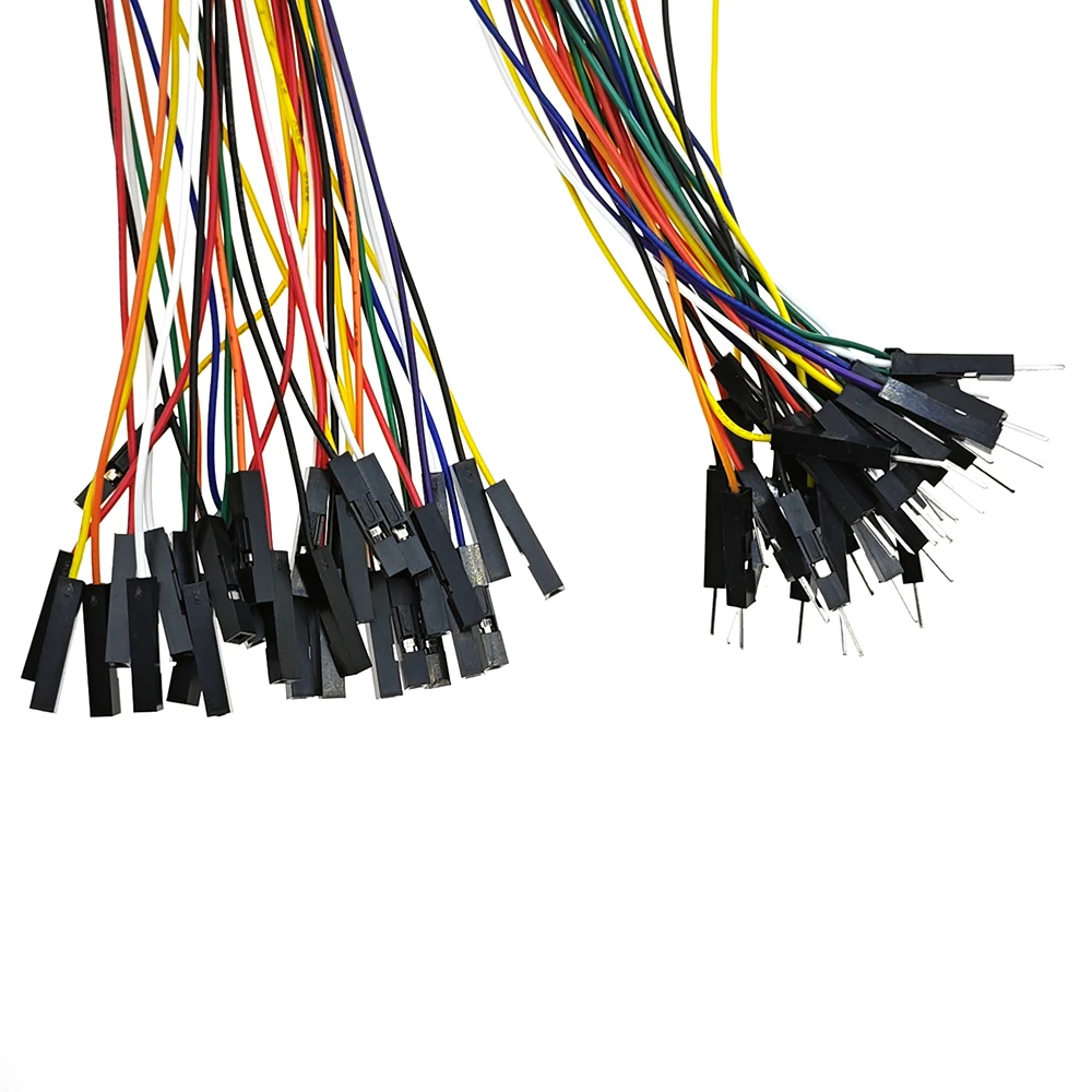 10Pcs HY2.0 to Dupont line electronic wire-2P/3P/4P/5P/6 Pin To 2.54mm Dupont Male/Female Wire Connector Color Cable
