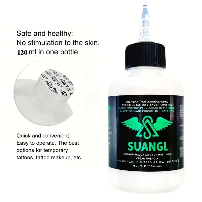 Tattoo Stencil Transfer Gel - For Crisp, Clear & Long-Lasting Stencils on All Skin Types.