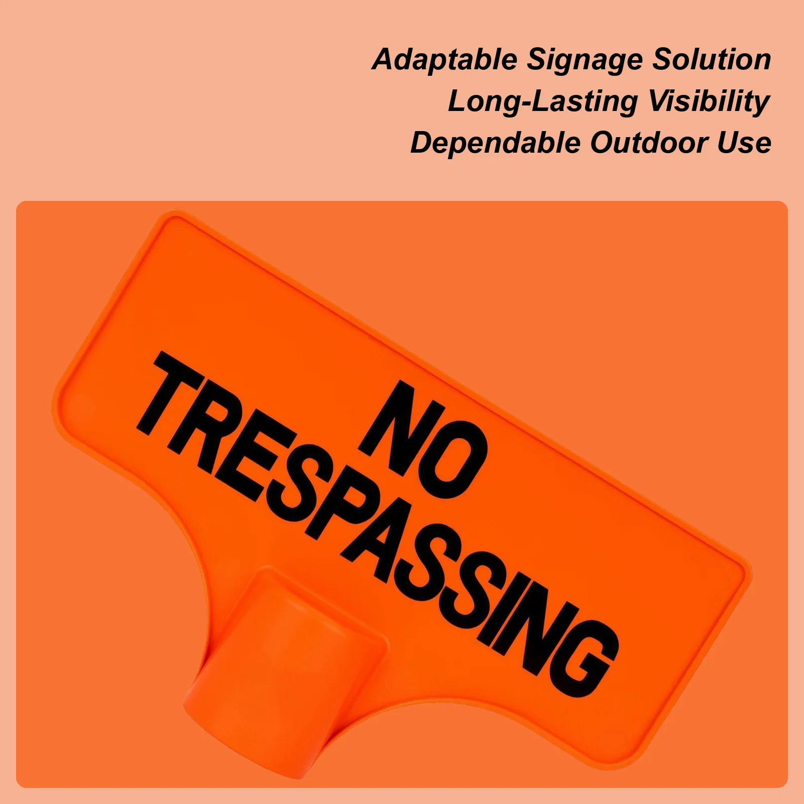 

Знак «Не Trespassing в саду» Небьющаяся пластина высокой видимости Знак частного собственности для Т-образного столба для двора, гаража, лужайки, сада, фермы