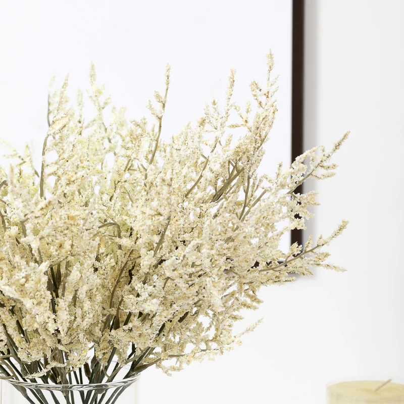 Baby Breath Gypsophila Artificial Flowers Bouquet PE Lavender Fake Flowers Wedding Party Christmas Floral Arrangement Home Decor