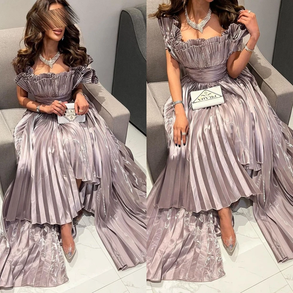 CustomizedHigh Quality Exquisite Off-the-shoulder A-line Draped S Formal Occasion Gown cocktail dresses for women