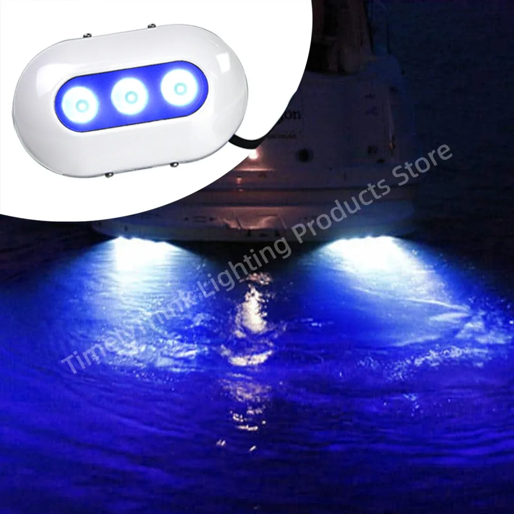 

LED Underwater Light 10-30VDC/5.6W/15°/IP68/Blue