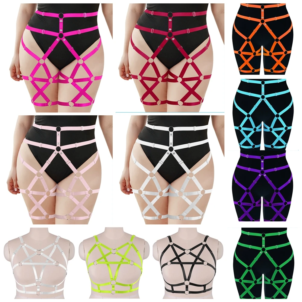 

Harness Plus Size For Women's Belt Sword Belt Gothic Style Luxury Punk Sexy Lingerie Adjust Size Festival Rave Costume Garters