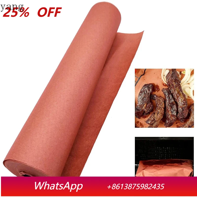 

Butcher Paper Roll for Smoking Meat BBQ Pink Wrapping Paper Unwaxed for Smoking Meat, Brisket, Crawfish Boil, or Table Runner