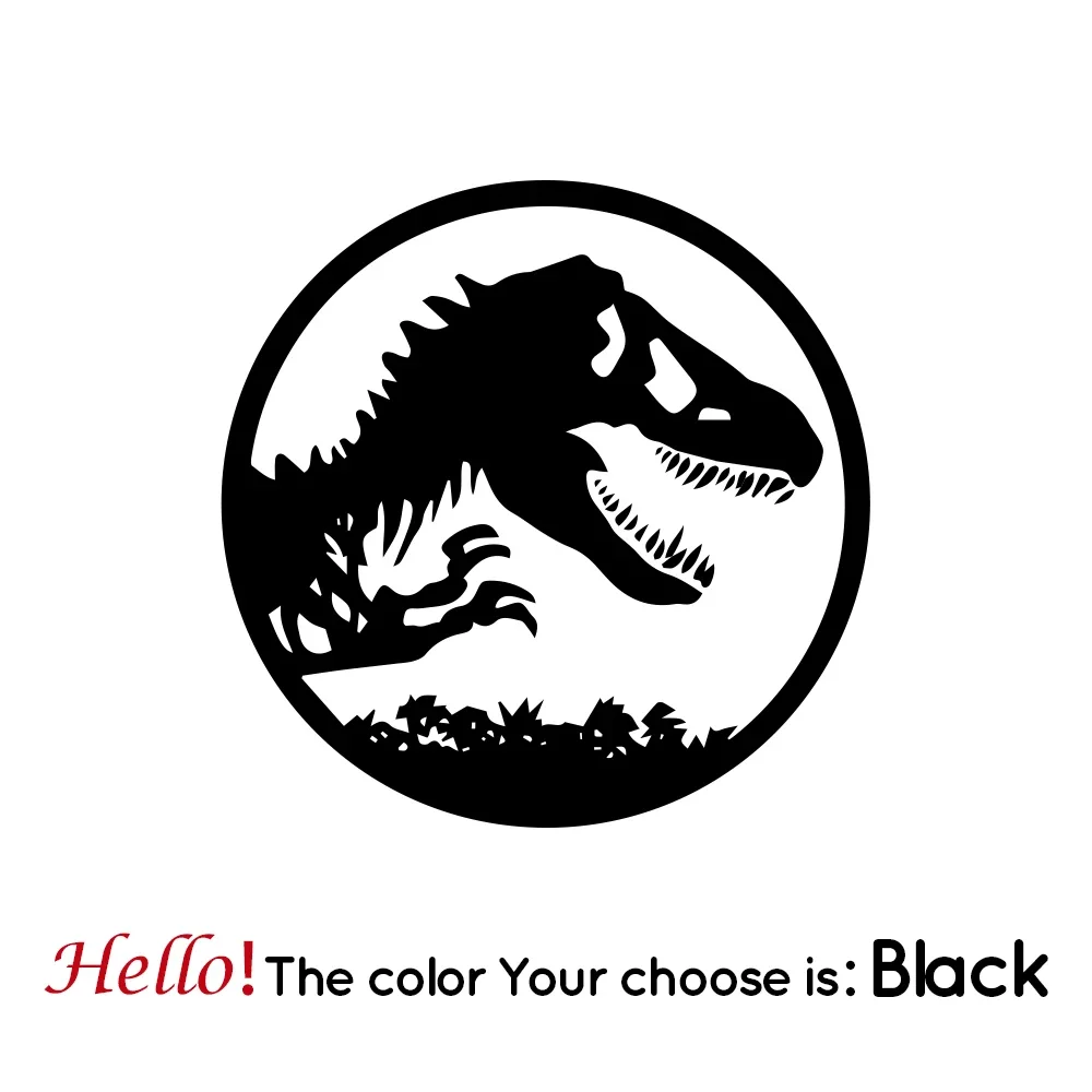 

Fashion Dinosaur Car Decal Jura Park Vinyl Sticker 15CM Window Decoration Personalized Car Sticker