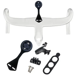 For F12 Bike Handlebar Computer Mount Support For Garmin Cateye Igpsport Blackbird Gopro