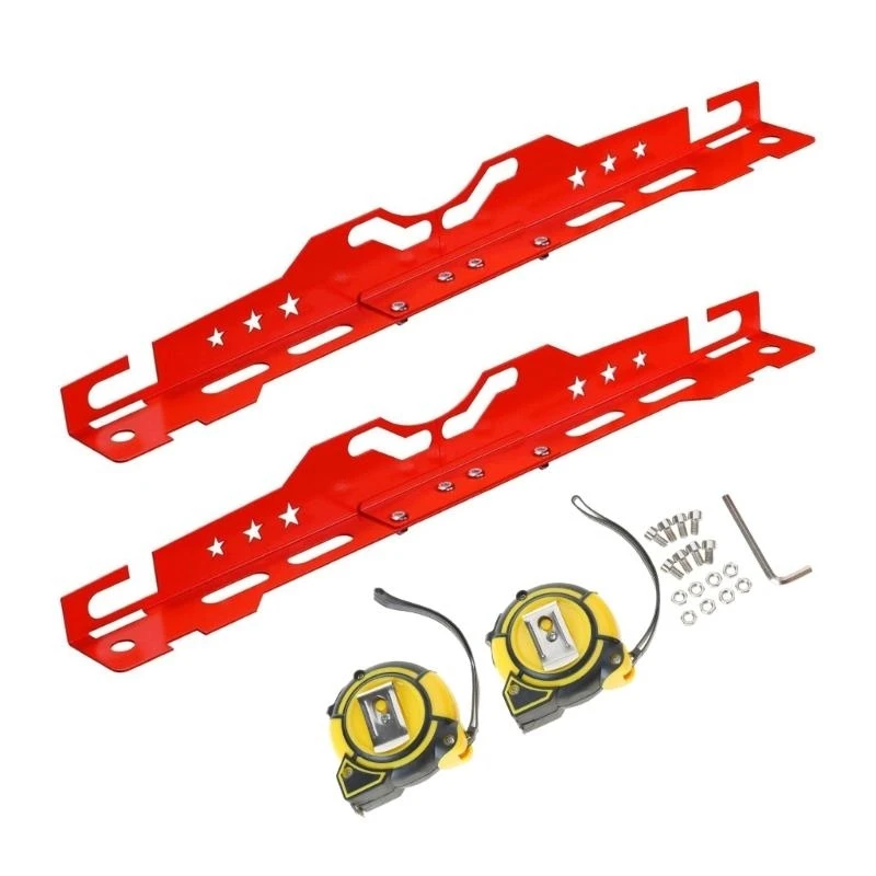 

A2BF Universal Fit Toe Alignment Tool Aluminum Wheel Alignment Plates for Auto Garage