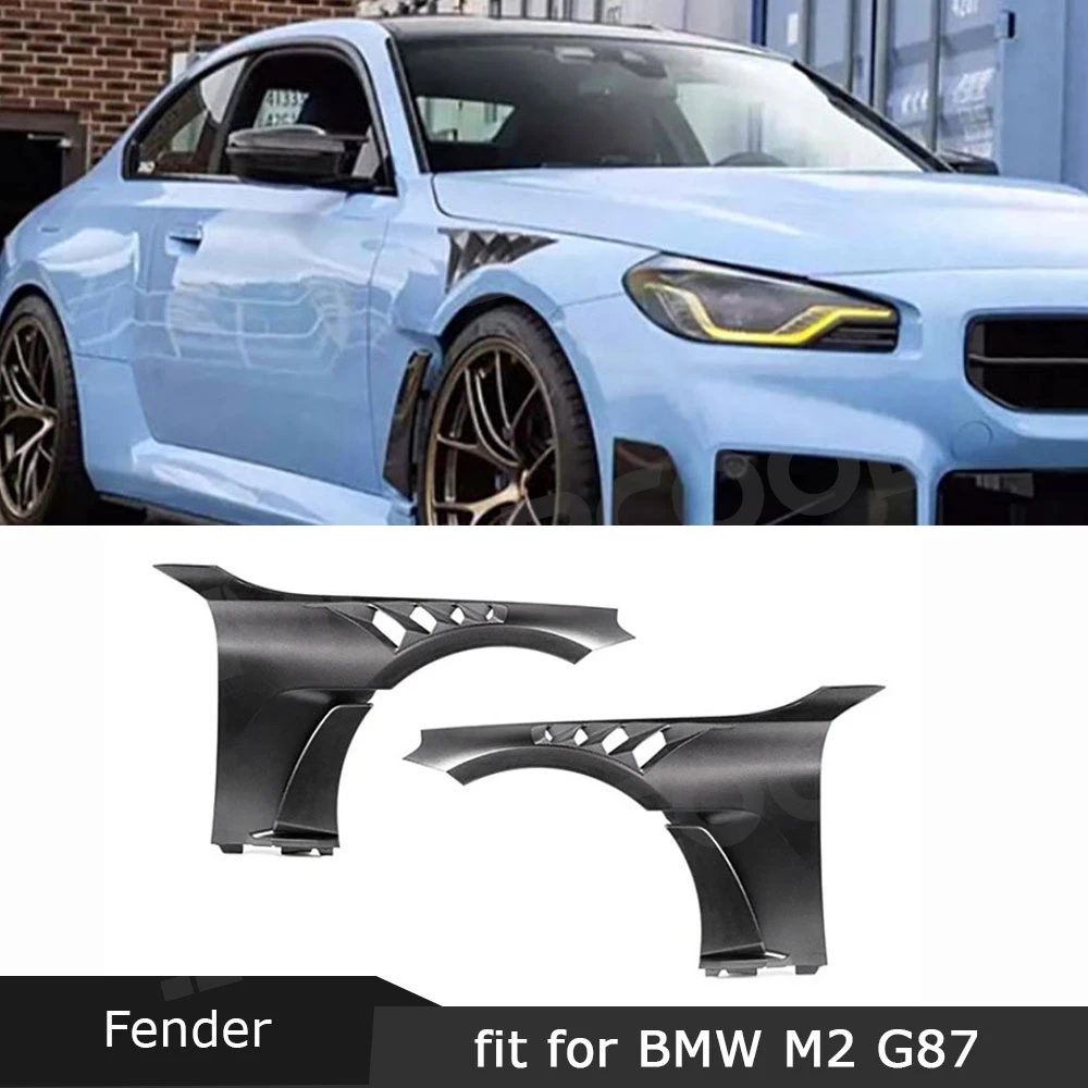 

JMCARCOOL сухое боковое крыло из углеродного волокна, накладка на вентиляционное отверстие для BMW 2 серии G87 M2 2023 + комплекты кузова переднего бампера