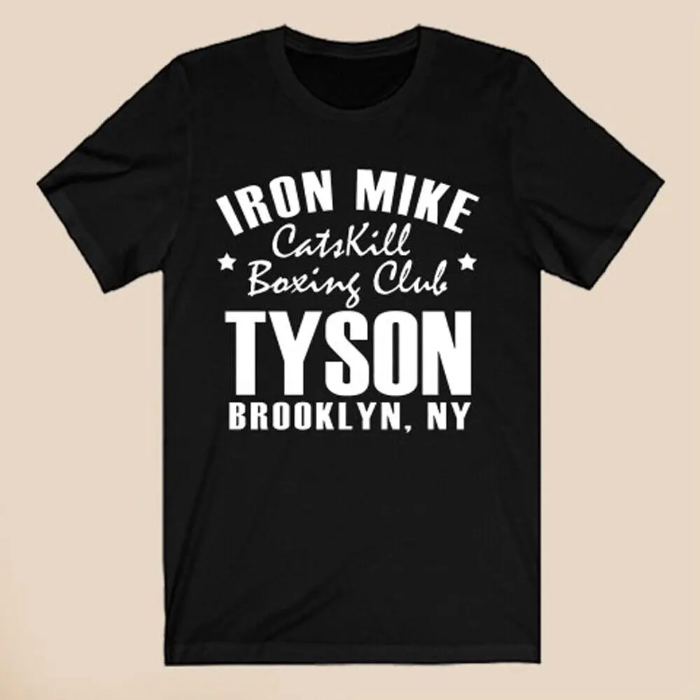 

Мужская черная футболка Iron Mike Catskill Gym Tyson, размер от S до 3XL