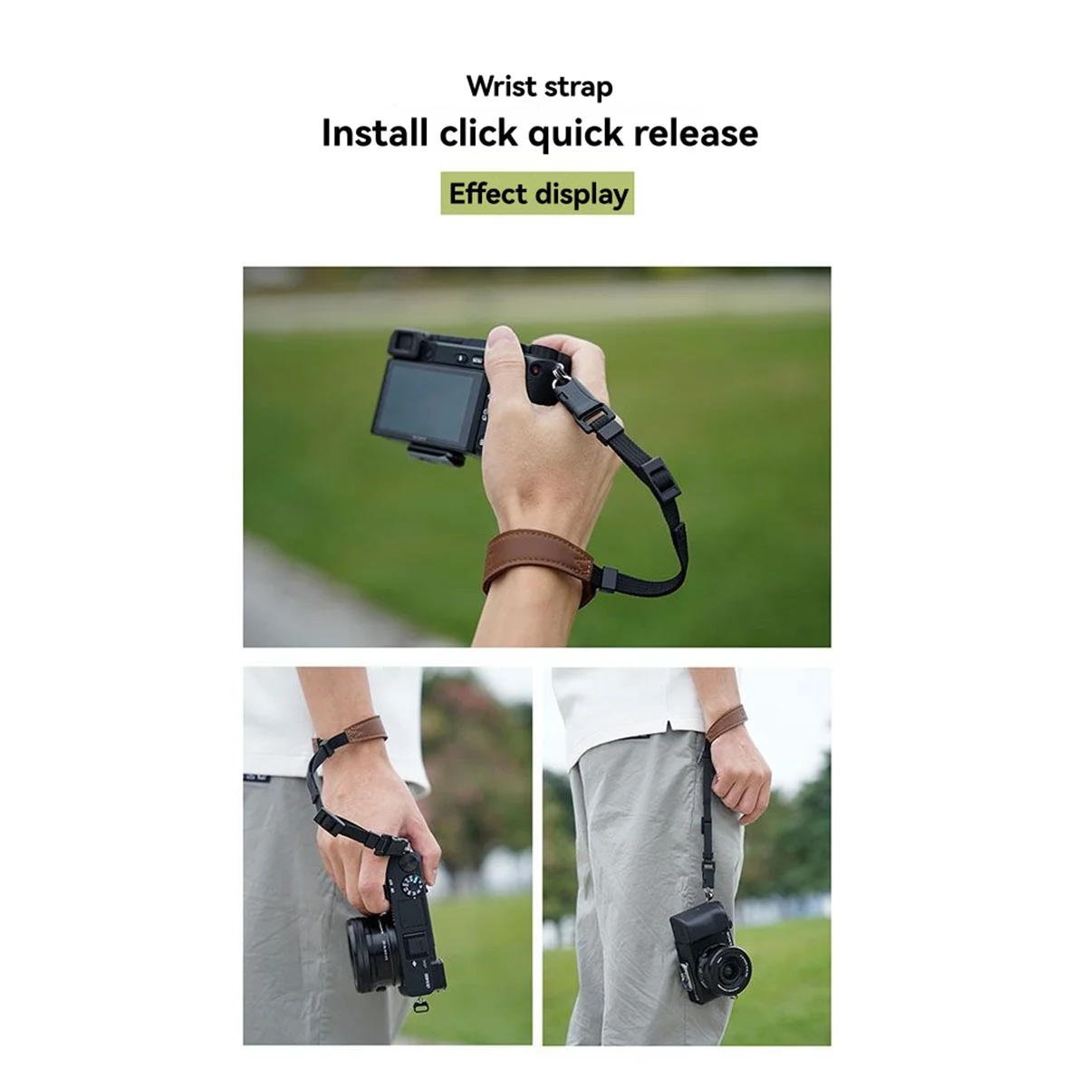 موصل كاميرا سريع التحرير بإبزيم حزام الكتف والرقبة لهاتف Sony Fujifilm SLR Nikon