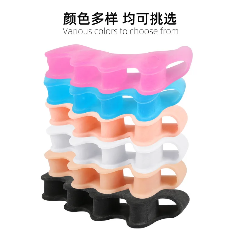 1Pair Toes Separator  Suitable Bunion Corrector Material Soft Gel Straightener Spacers Stretchers Care Tool Separa Dedos Del Pie