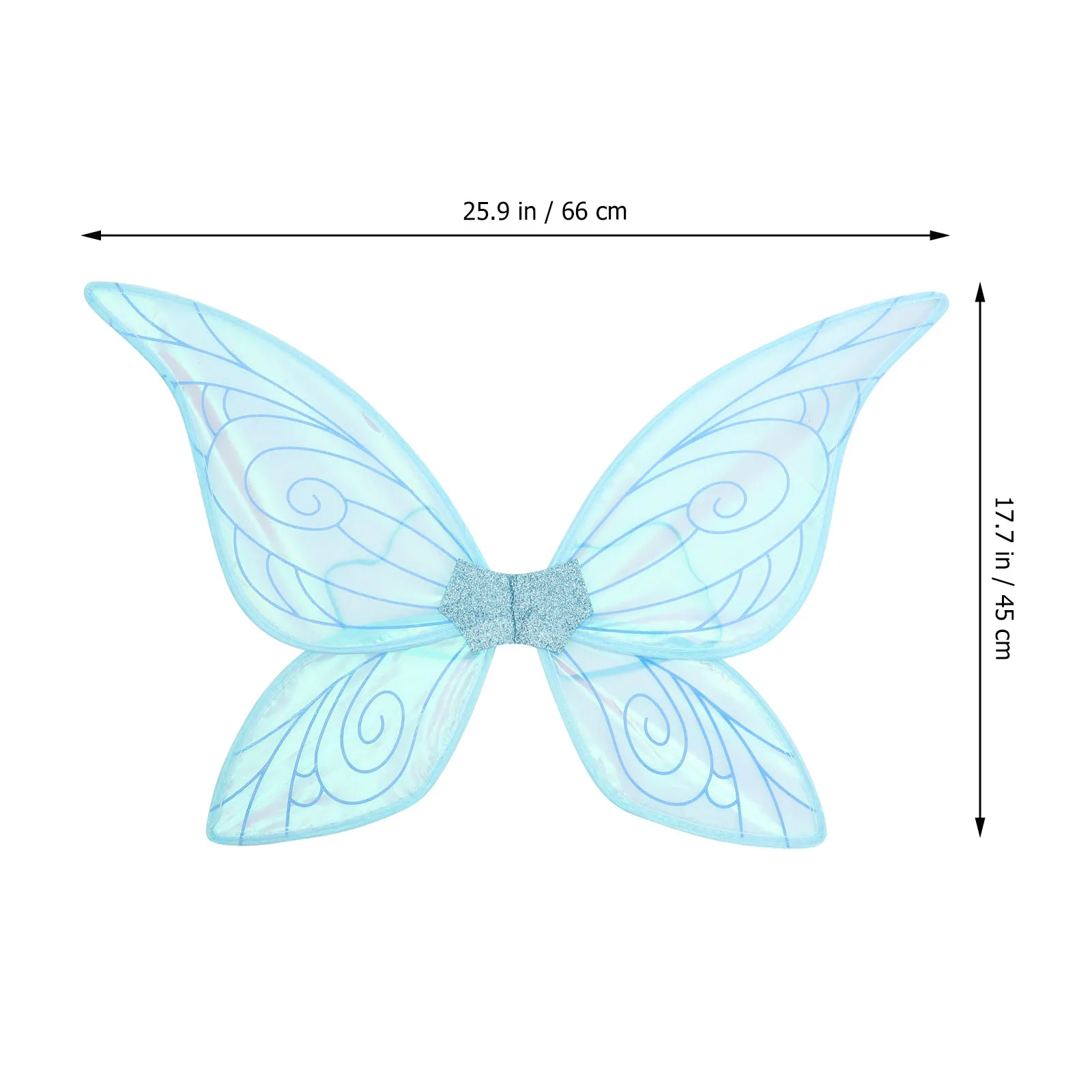 

Glowing Butterfly Wings Purple LED Light Fairy Cosplay Props for Adult Kids Party Stage Lightweight