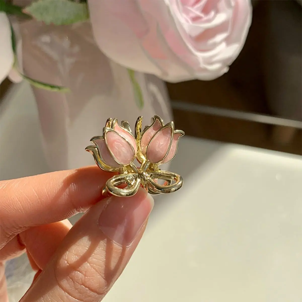 Flower Hair Clip Sweet Small Grab Clip Bangs Hairpin Hair Accessories