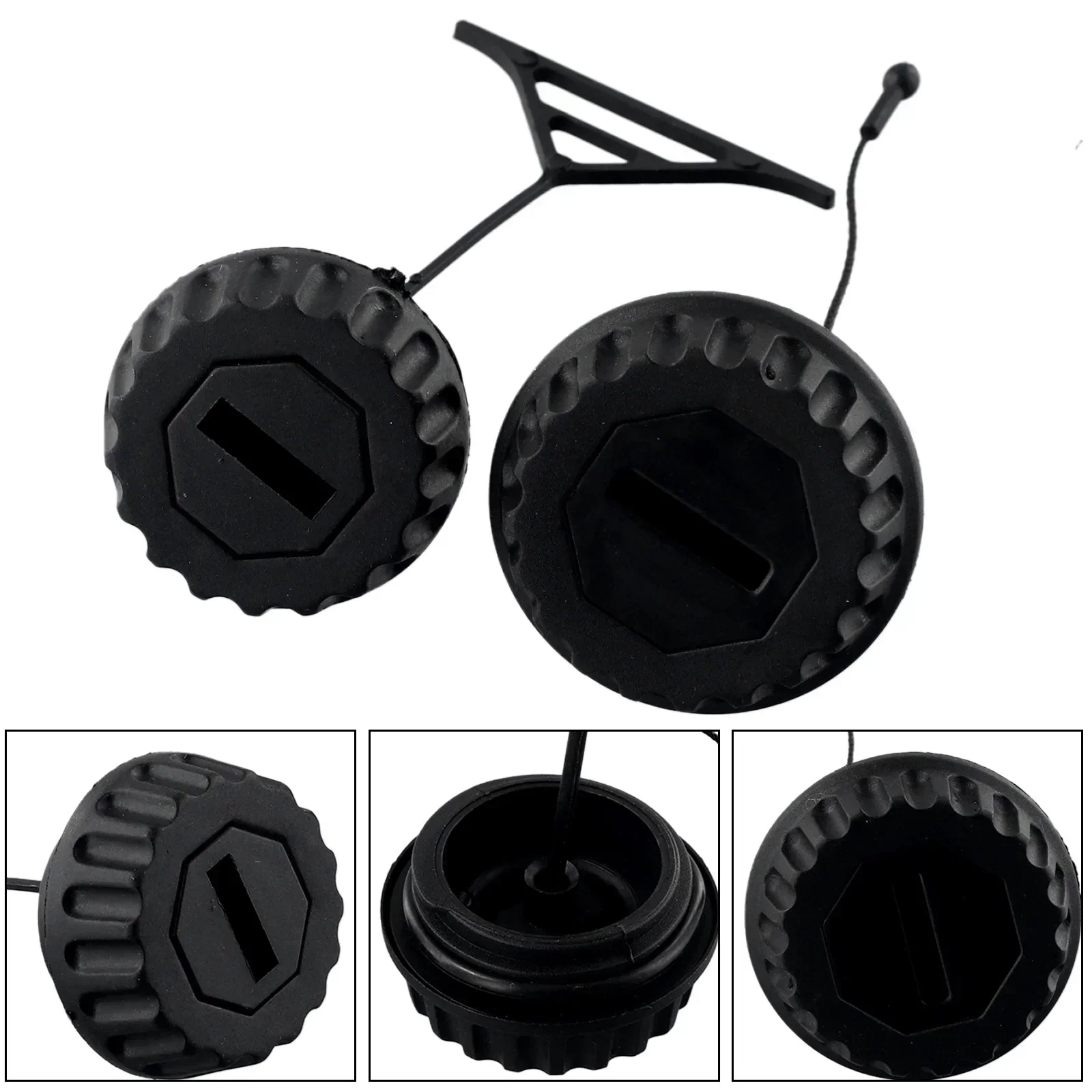 2Pcs/Set Fuel & Oil Cap Replacement For Stihl For 064 MS640 066 MS660 Chainsaws Garden Power Tool Parts