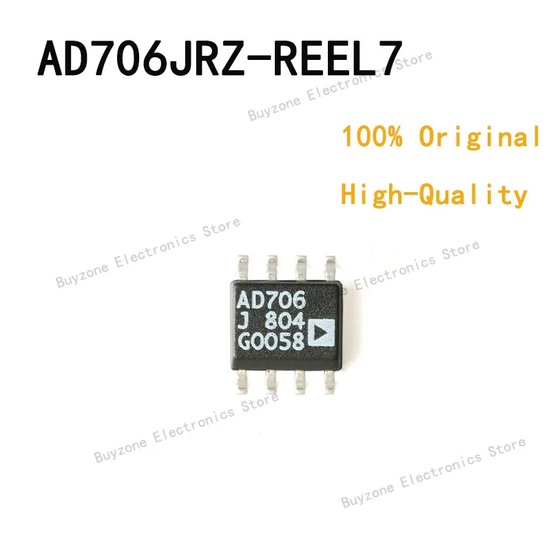 

5PCS/LOT 100% original quality AD706JRZ-REEL7 Operational Amplifier, 2 Func, 150uV Offset-Max, BIPolar, PDSO8