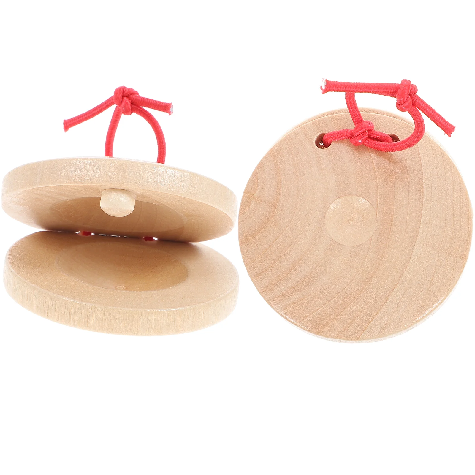 Finger Castanet Castanets Children Percussion Instrument Wooden Finger-Size Log Baby