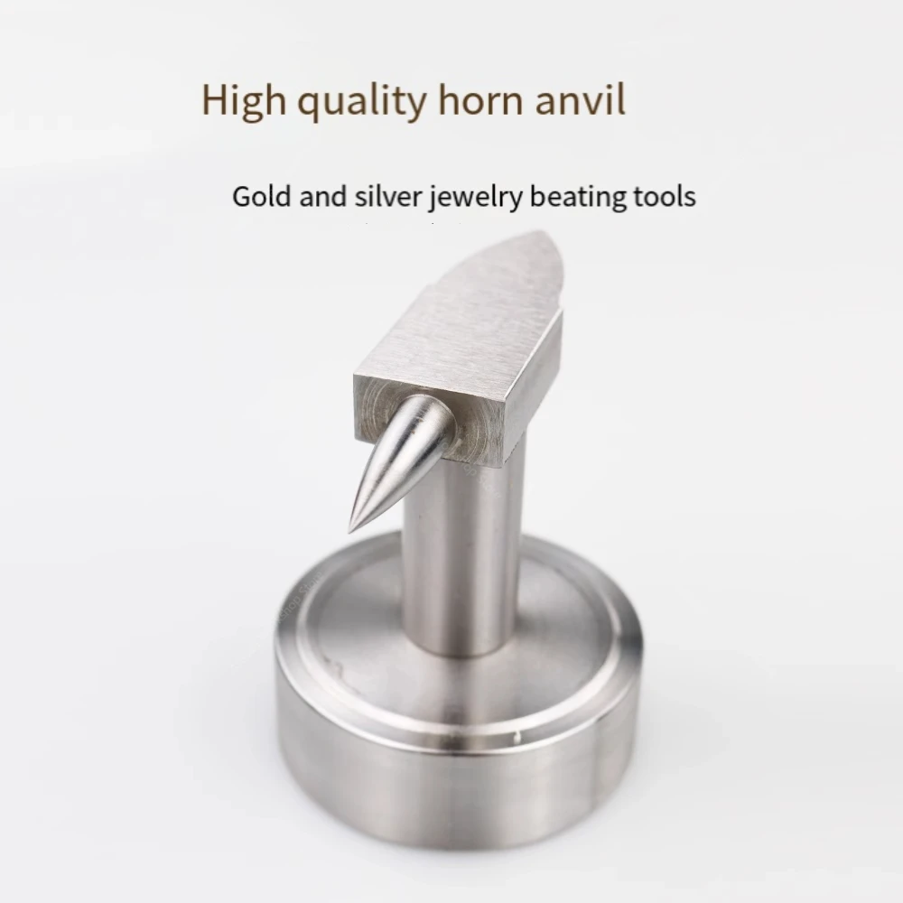 

Horn drill table Iron pad Horn tip Horn anvil Gold silver copper ring Necklace Jewelry processing equipment Gold silver tools