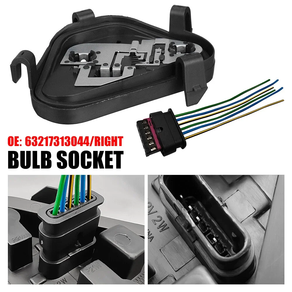 

For BMW 3 Series F30 F35 Right Rear Light Bulb Holder Socket with Circuit Board connector Plug 63217313044 Car Accessories