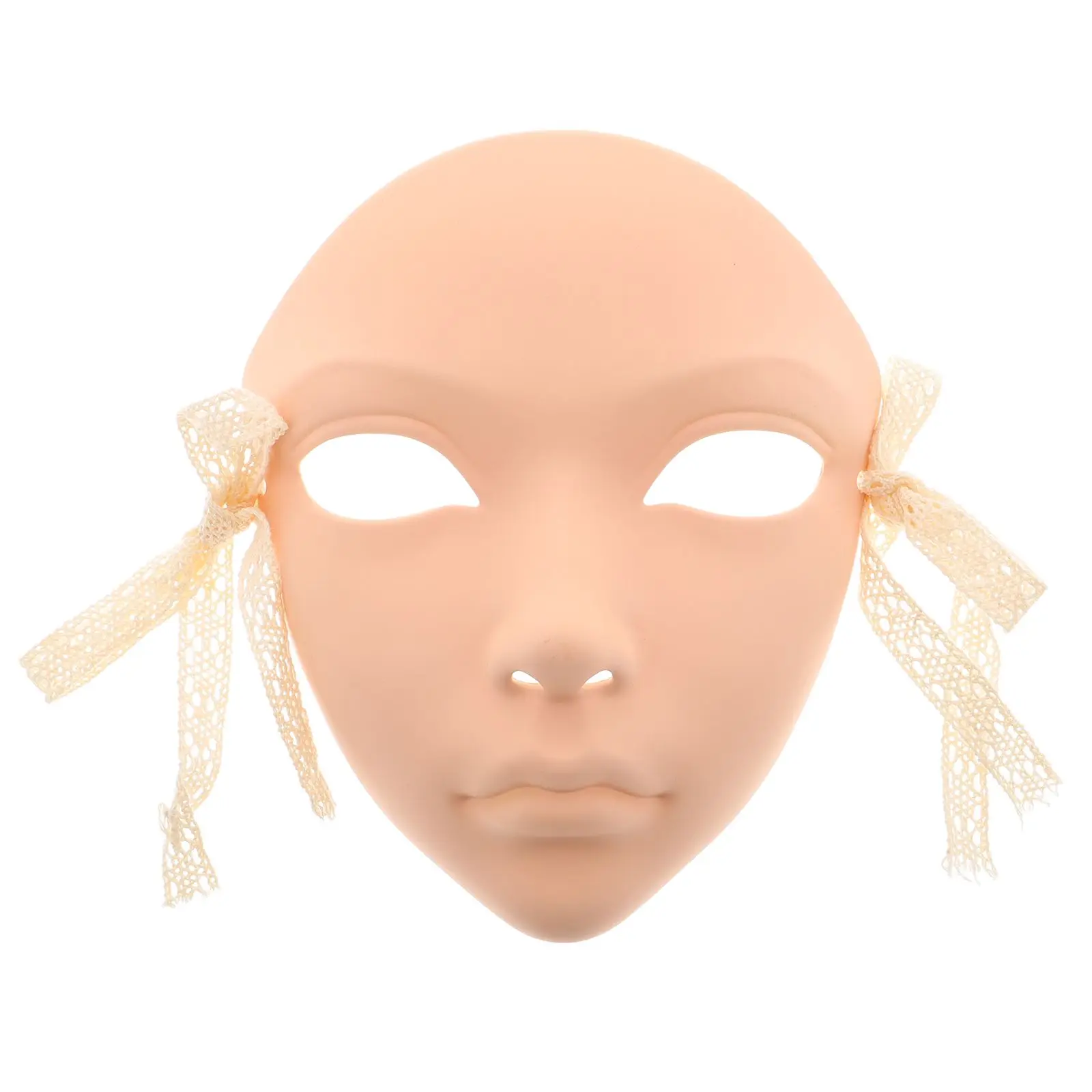 

Mask Masqurade Chinese Hanfu Blank Face Self Made Style Party White Traditional Cosplay