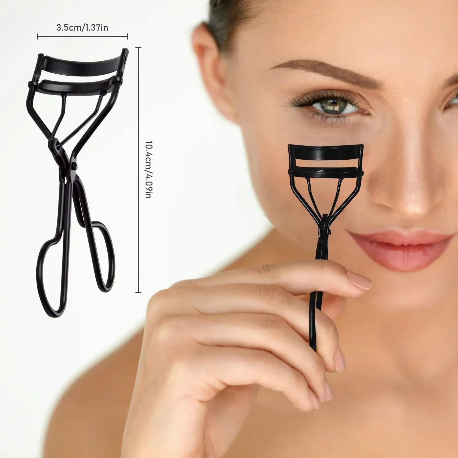 3/4Pcs Eyelash Comb Lashes Curler, Eyebrow Brush Comb Eyelashes Separator Tool Double Ended Professional Eye Brow Spoolie Brush