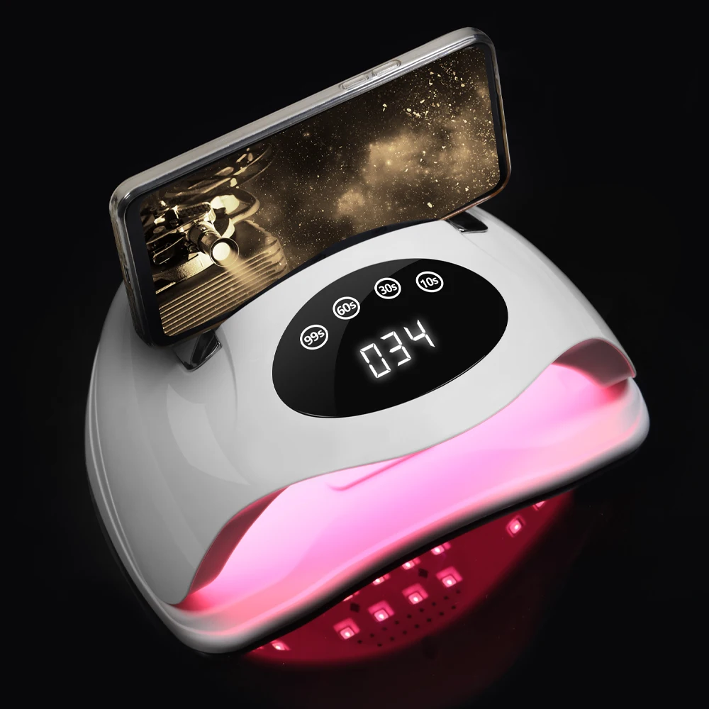 

LULAA 320w 72 Uv Leds Nail Lamp Timing Cabin Uv Led Nail Gel Polish Drying Lamp Fast Curing Uv Led Lamp Lcd Screen Nail Dryer