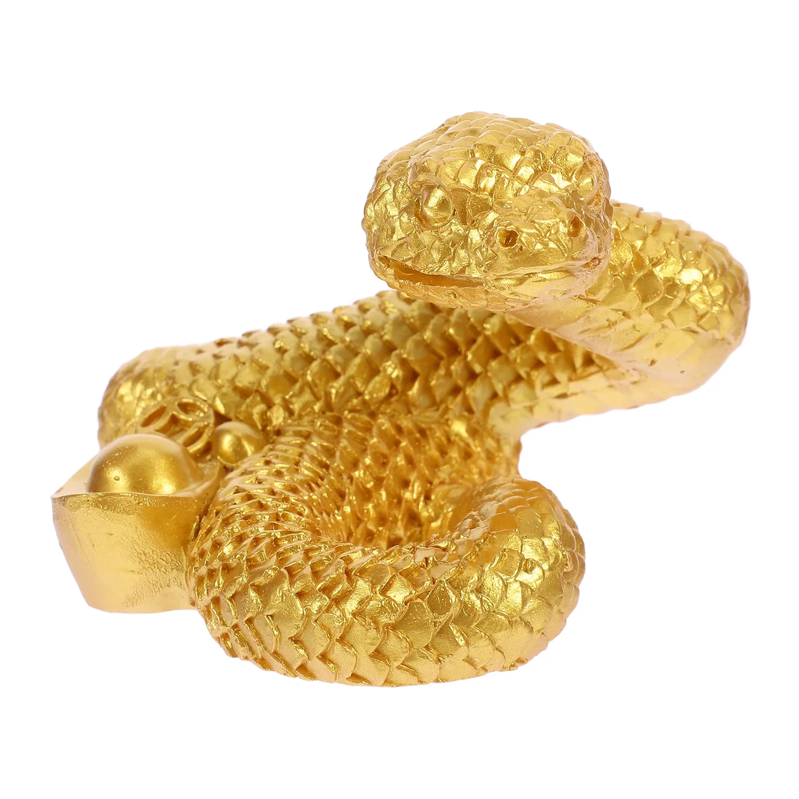 Vintage Resin Snake Statue Vitality Enhancing Indoor Space Matching Desktop Decoration Gift Resin Snake Statue