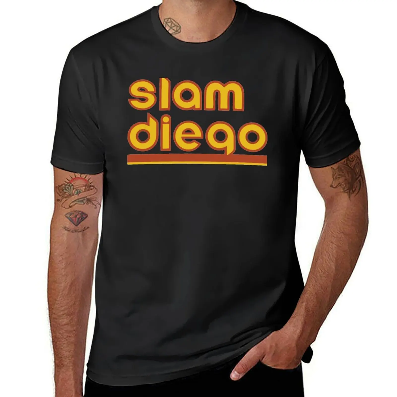 

Slam Diego Fan T Shirt T-Shirt summer clothes summer top heavy weight t shirts for men